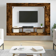 TV ormarić boja dimljenog hrasta 152x22x113cm konstruirano drvo