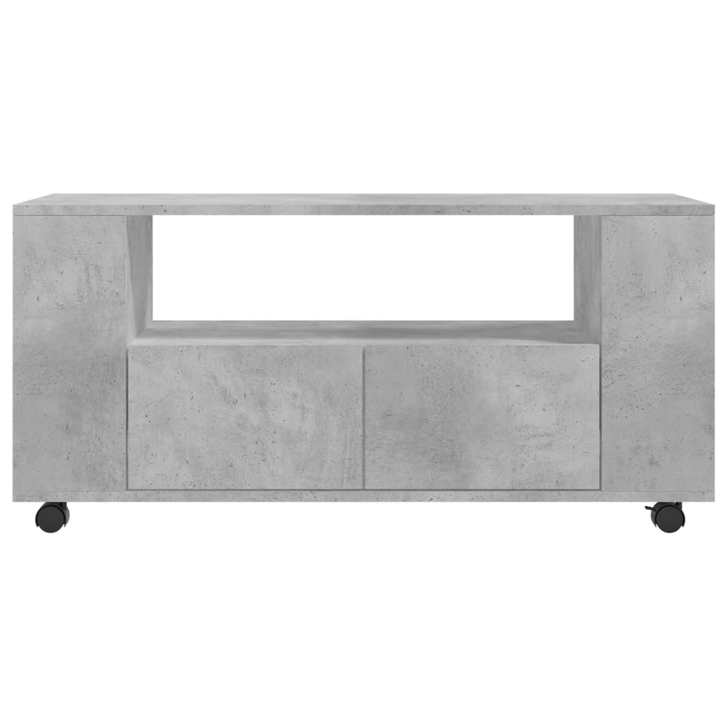 TV ormarić boja betona 102 x 34,5 x 43 cm od konstruiranog drva