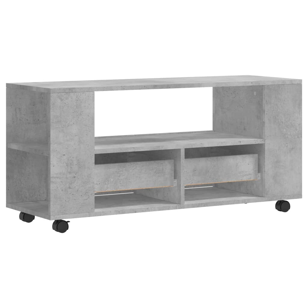 TV ormarić boja betona 102 x 34,5 x 43 cm od konstruiranog drva