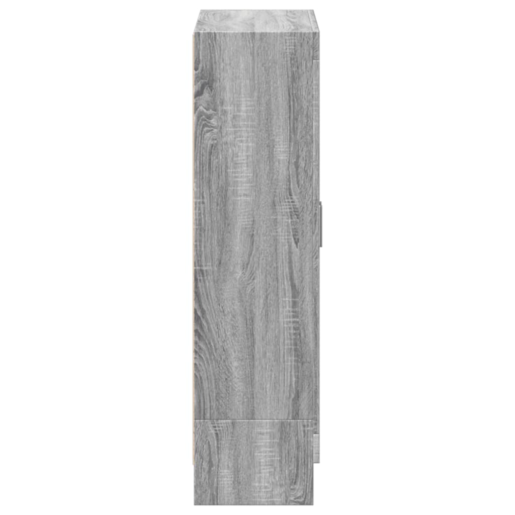 Ormarić za knjige siva boja hrasta 82,5 x 30,5 x 115 cm drveni
