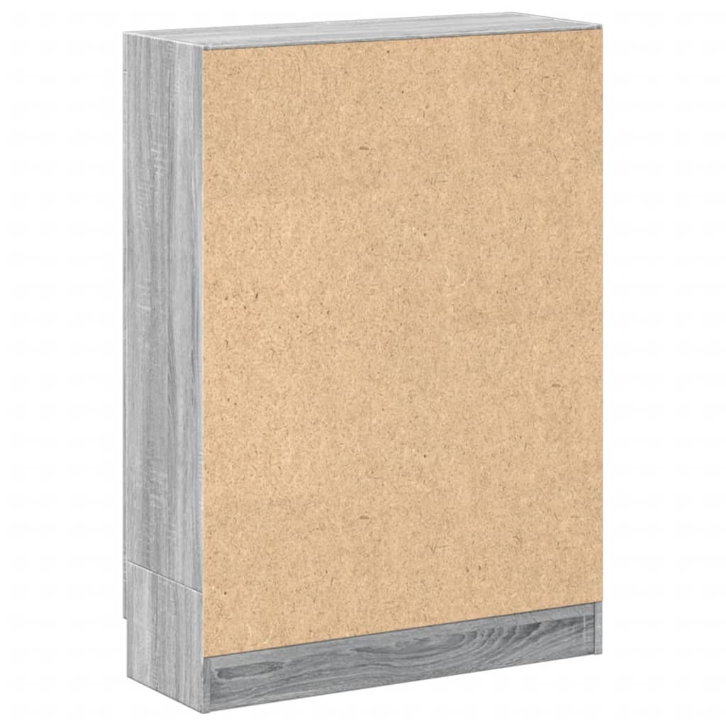 Ormarić za knjige siva boja hrasta 82,5 x 30,5 x 115 cm drveni