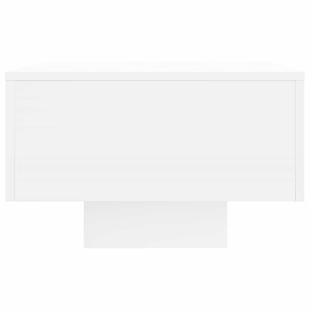 Stolić za kavu bijeli 100 x 49,5 x 31 cm od konstruiranog drva