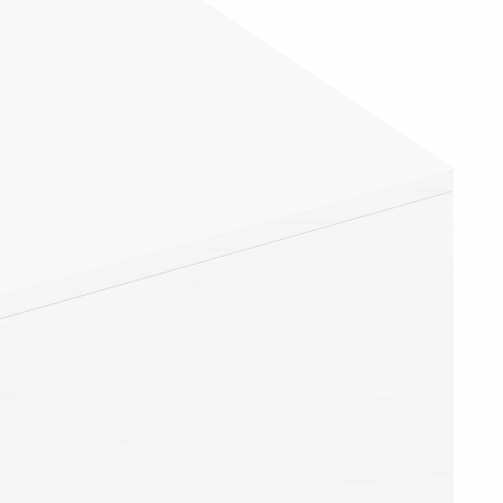Stolić za kavu bijeli 100 x 49,5 x 31 cm od konstruiranog drva