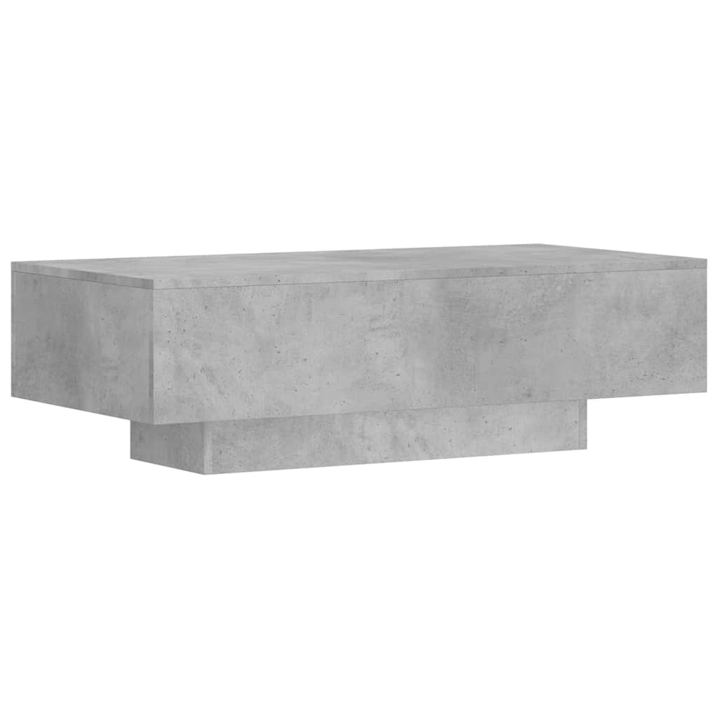 Stolić za kavu boja betona 100 x 49,5 x 31 cm konstruirano drvo