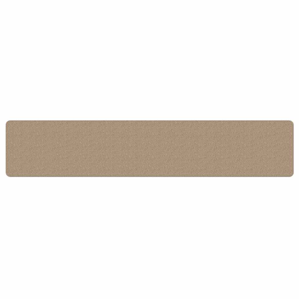 Tepih-staza s izgledom sisala boja pijeska 50 x 250 cm