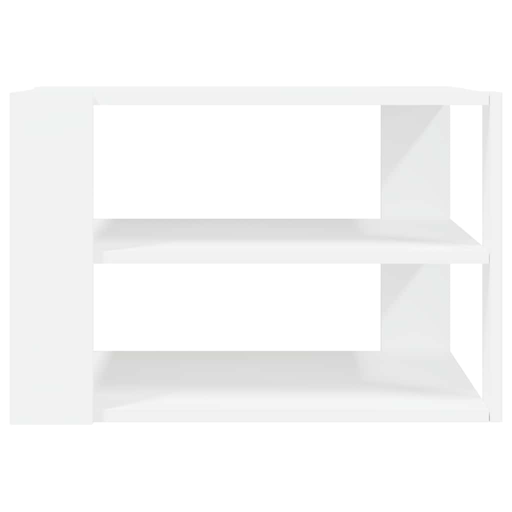 Stolić za kavu bijeli 58 x 58 x 40 cm od konstruiranog drva