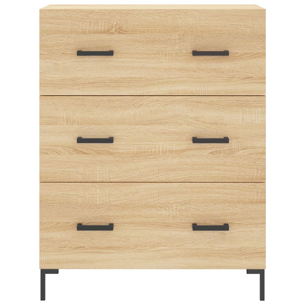 Visoka komoda hrasta sonome 69,5x34x180cm od konstruiranog drva