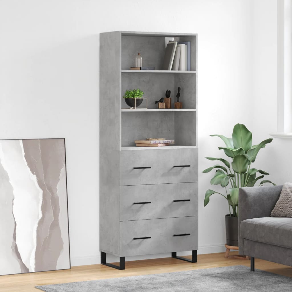 Highboard 2 pcs 69,5 x 34 x 180 cm Konstruirano drvo
