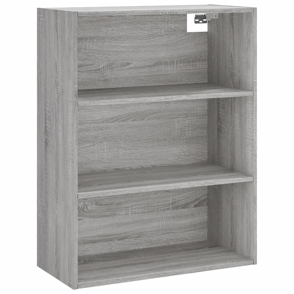 Visoka komoda siva sonome 69,5x34x180 cm od konstruiranog drva