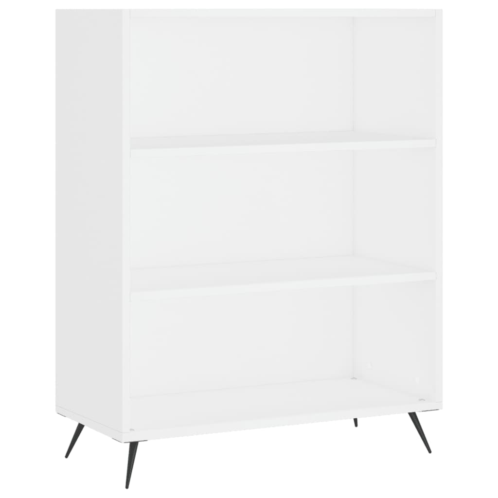 Visoka komoda bijela 69,5 x 32,5 x 180 cm od konstruiranog drva