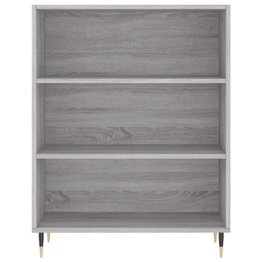 Visoka komoda siva sonome 69,5x32,5x180 cm konstruirano drvo