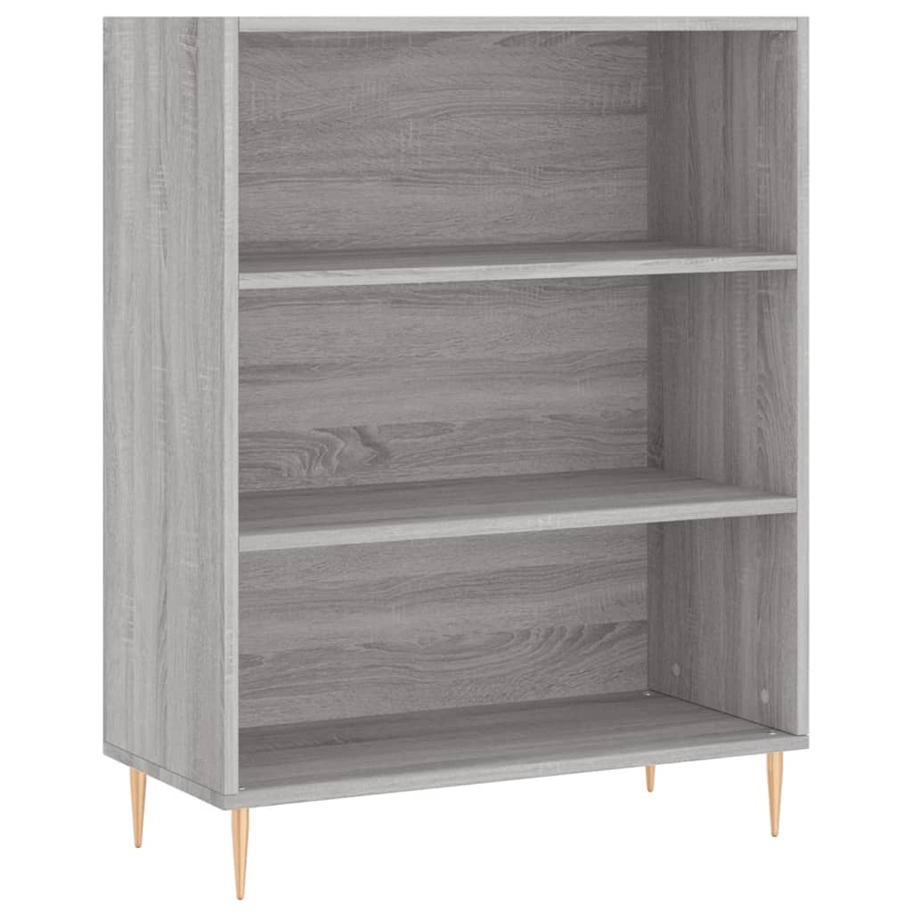 Visoka komoda siva sonome 69,5x32,5x180 cm konstruirano drvo