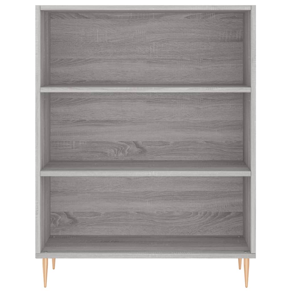 Visoka komoda siva sonome 69,5x32,5x180 cm konstruirano drvo