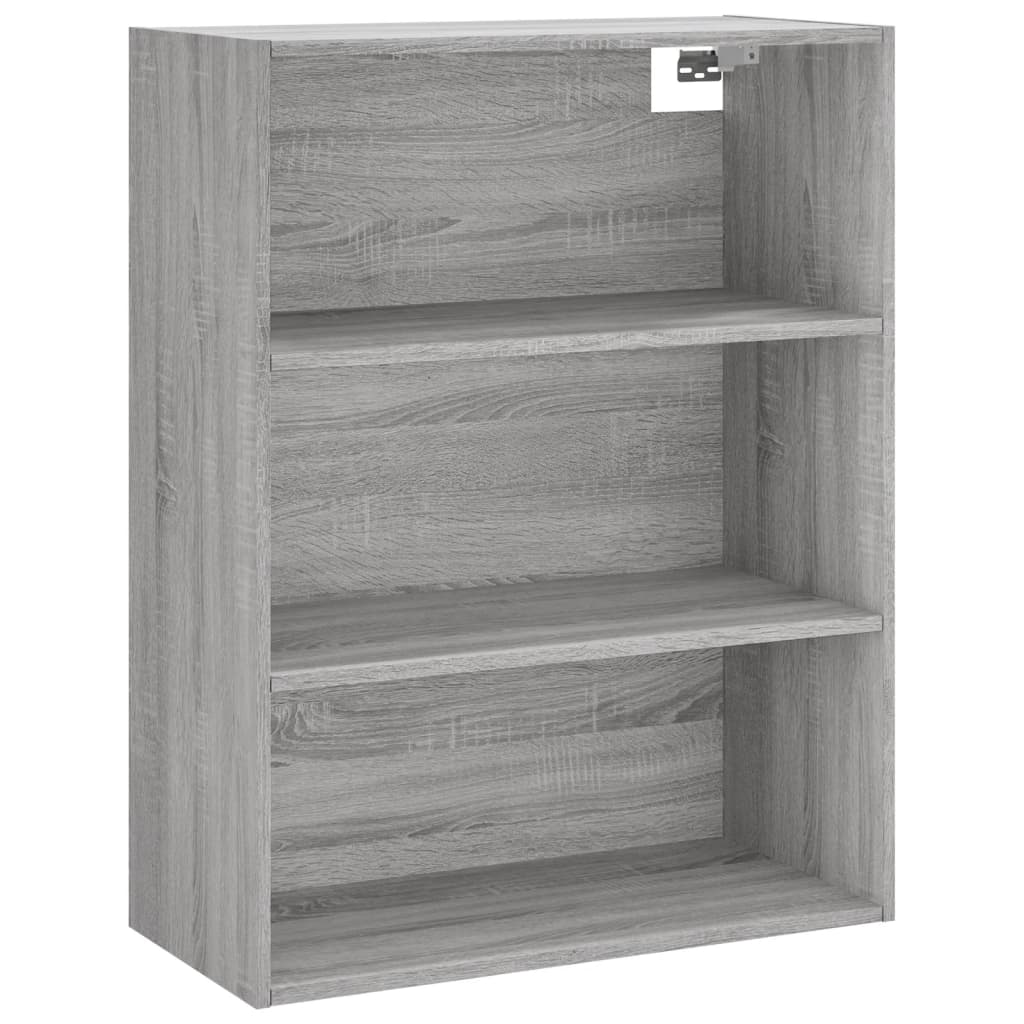 Visoka komoda siva sonome 69,5x32,5x180 cm konstruirano drvo