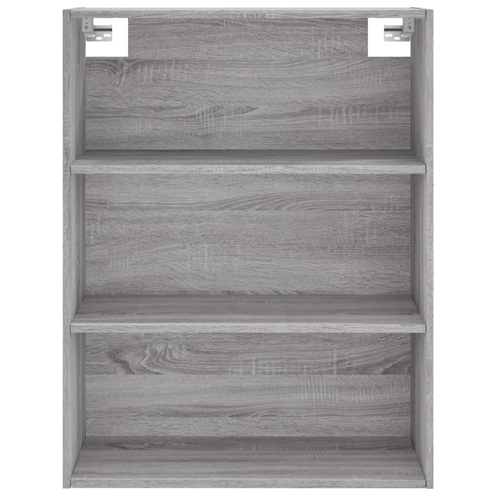 Visoka komoda siva sonome 69,5x32,5x180 cm konstruirano drvo