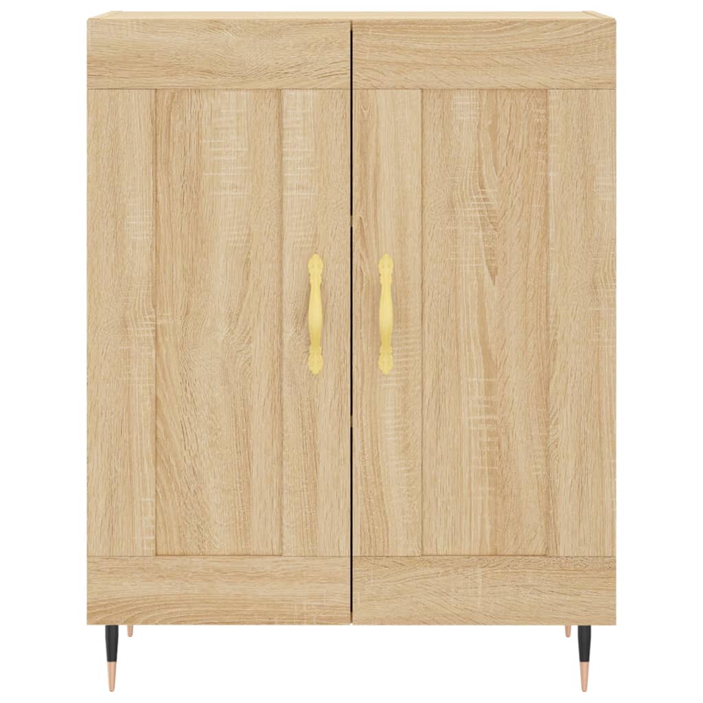 Visoka komoda hrasta sonome 69,5x34x180cm od konstruiranog drva