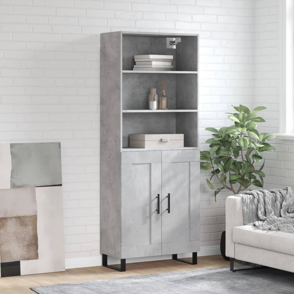 Highboard 2 pcs 69,5 x 34 x 180 cm Konstruirano drvo