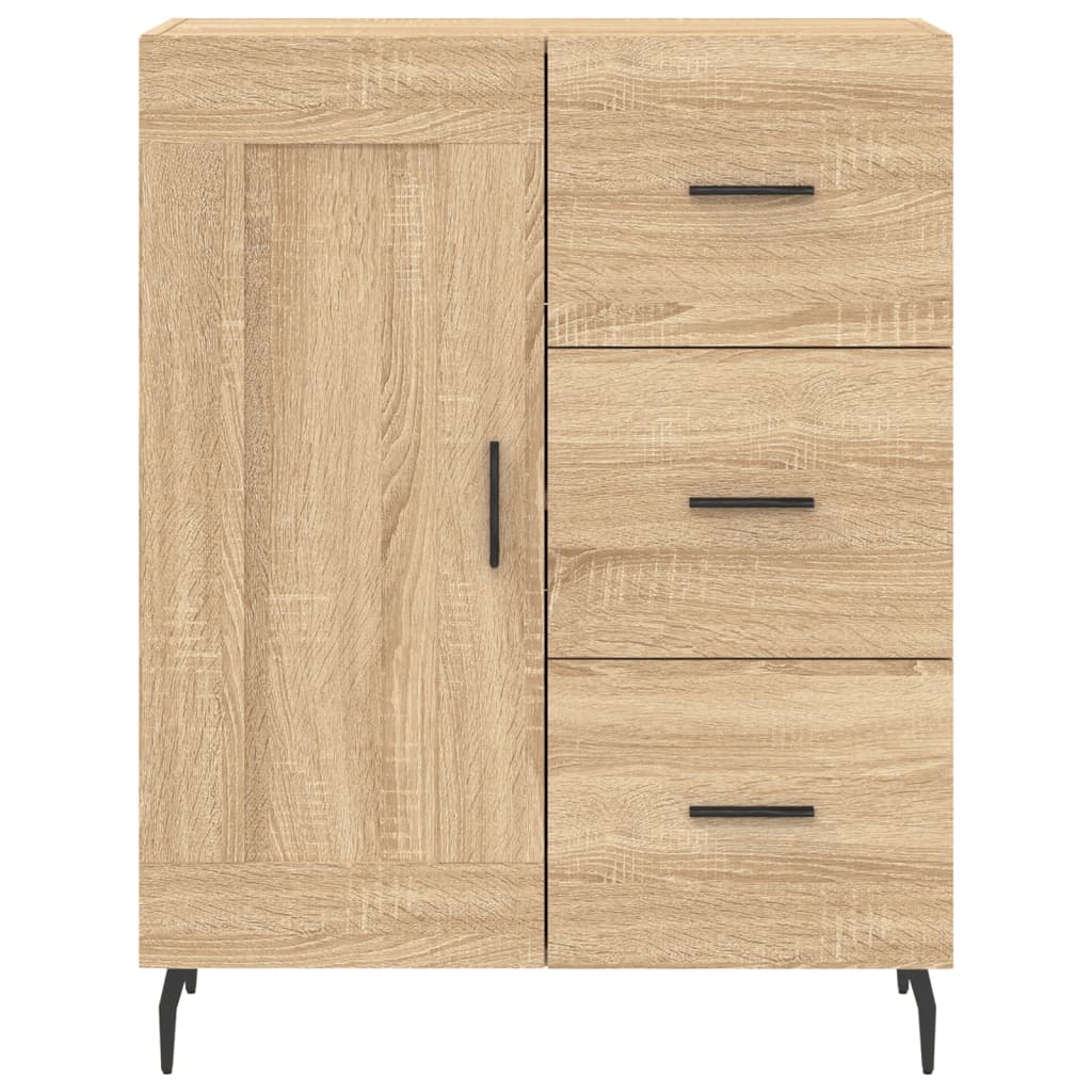 Visoka komoda hrasta sonome 69,5x34x180cm od konstruiranog drva