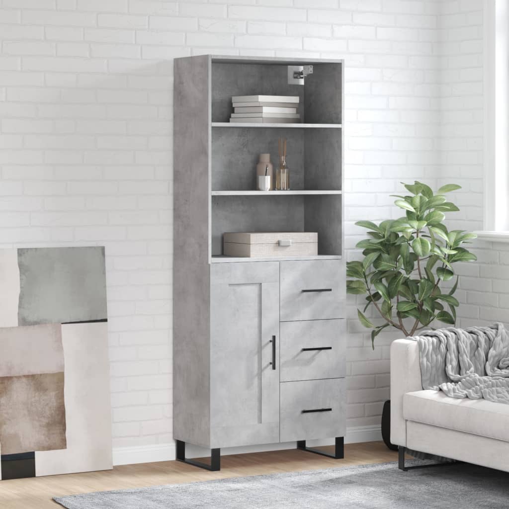 Highboard 2 pcs 69,5 x 34 x 180 cm Konstruirano drvo