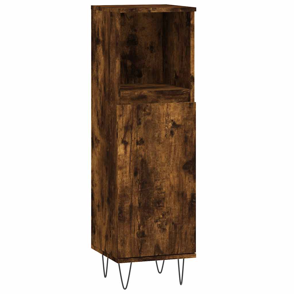 3-dijelni set kupaonskog namještaja boja hrasta drveni