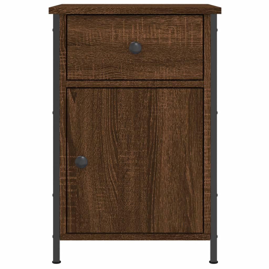 Noćni ormarići 2 kom boja smeđeg hrasta 40x42x60 cm drveni