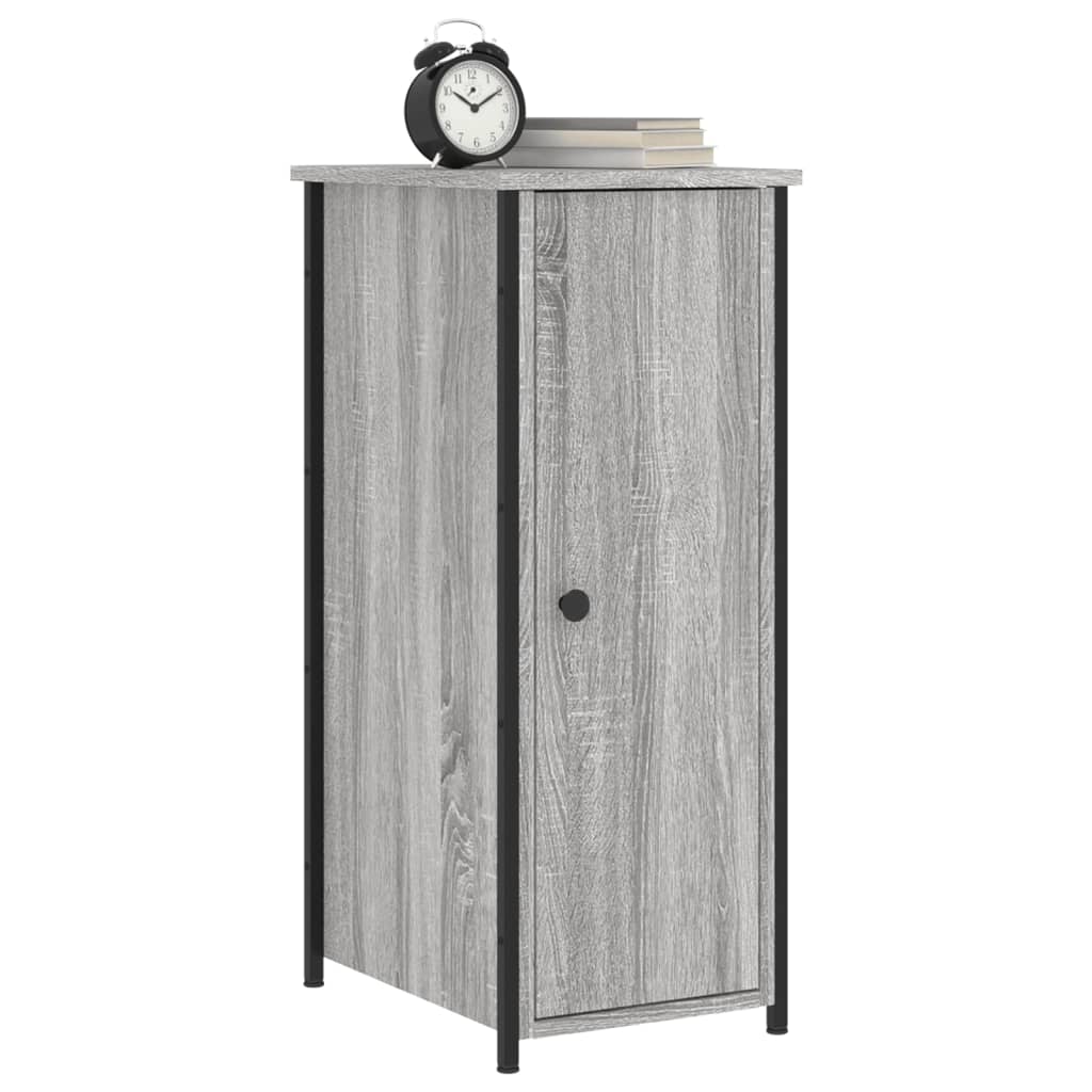 Noćni ormarići 2 kom boja hrasta 32x42x80 cm konstruirano drvo