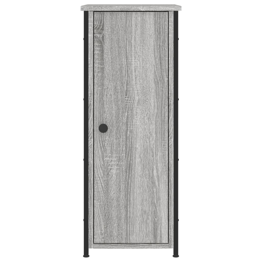 Noćni ormarići 2 kom boja hrasta 32x42x80 cm konstruirano drvo