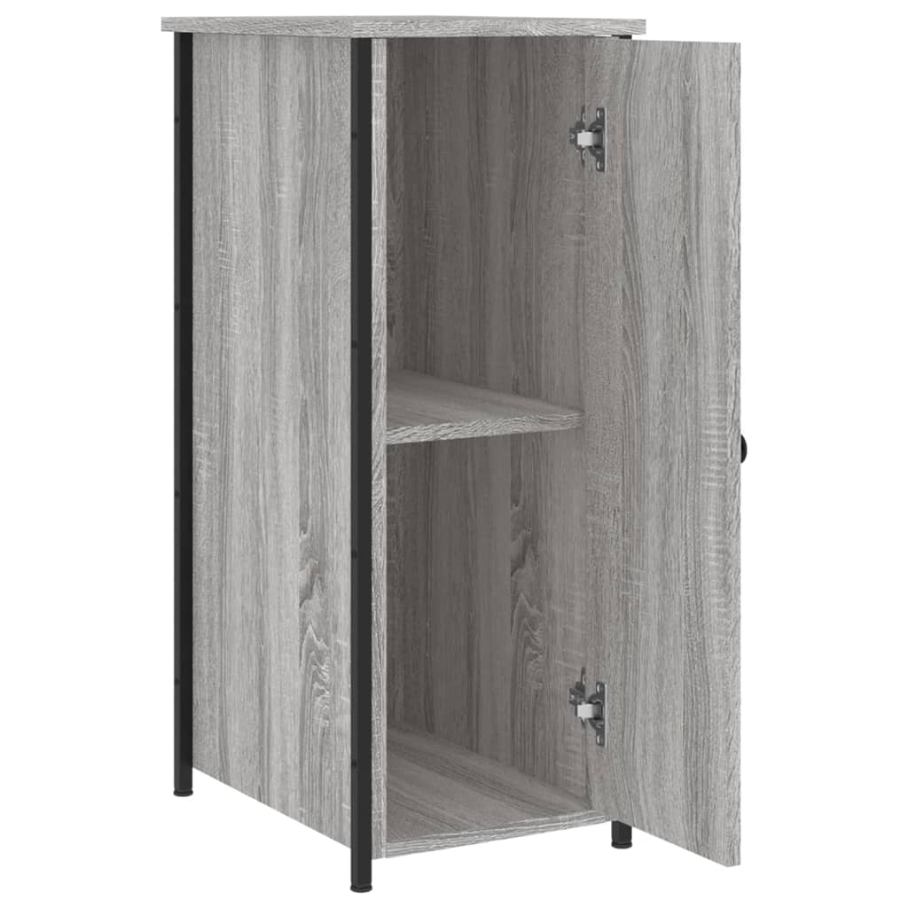 Noćni ormarići 2 kom boja hrasta 32x42x80 cm konstruirano drvo