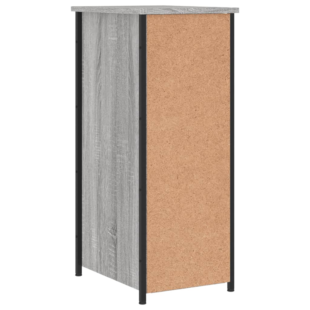 Noćni ormarići 2 kom boja hrasta 32x42x80 cm konstruirano drvo