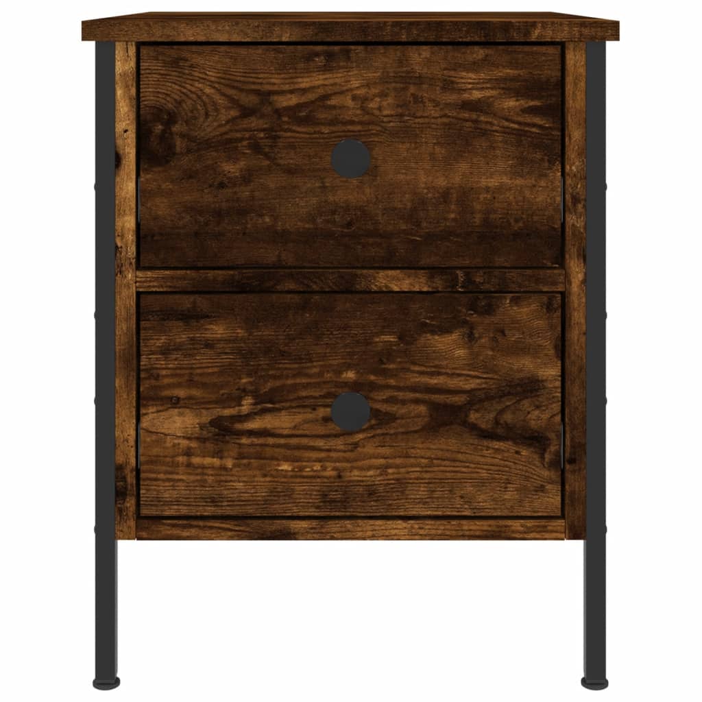 Noćni ormarići 2 kom boja hrasta 40x42x50 cm konstruirano drvo