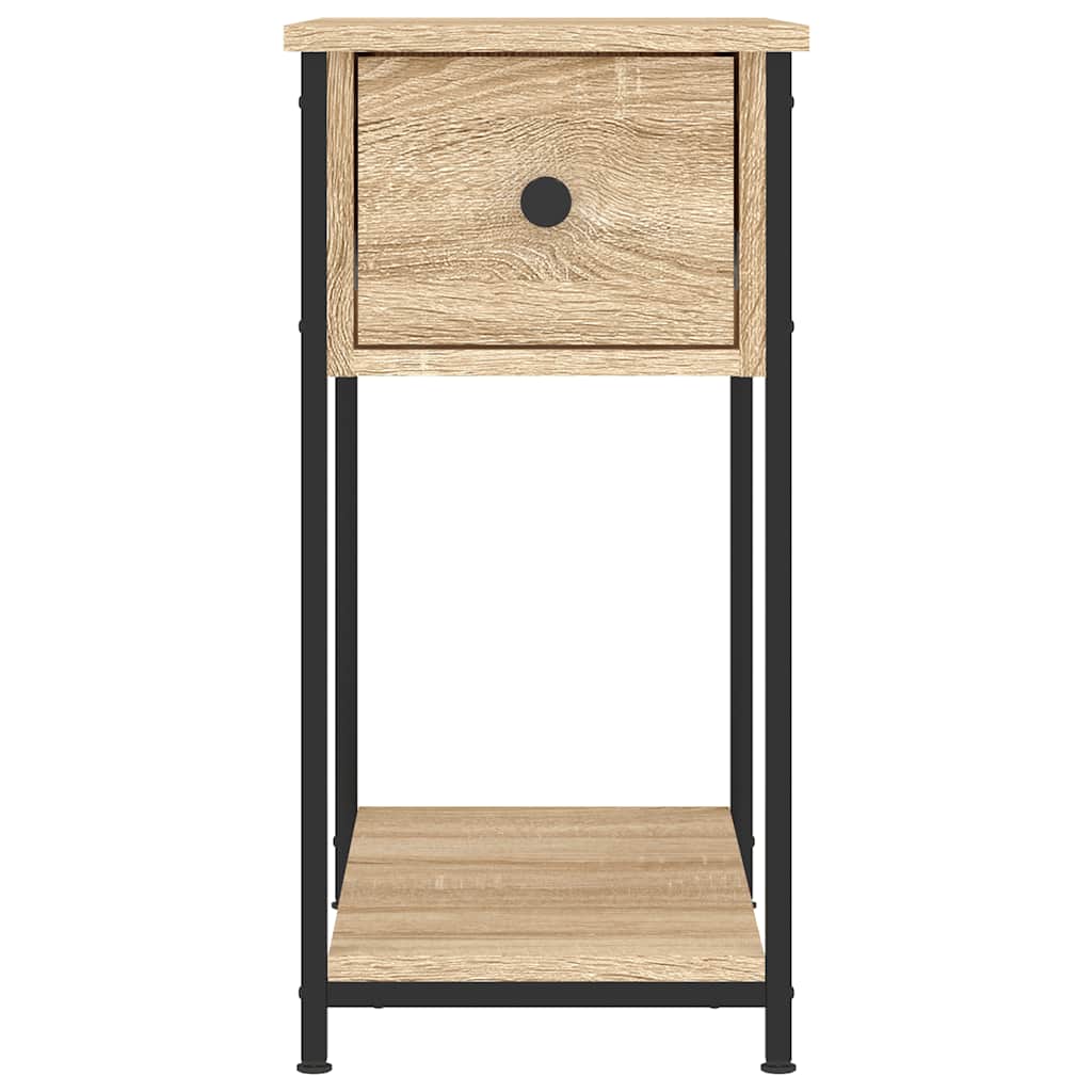 Noćni ormarići 2 kom boja hrasta 30x60x60 cm konstruirano drvo