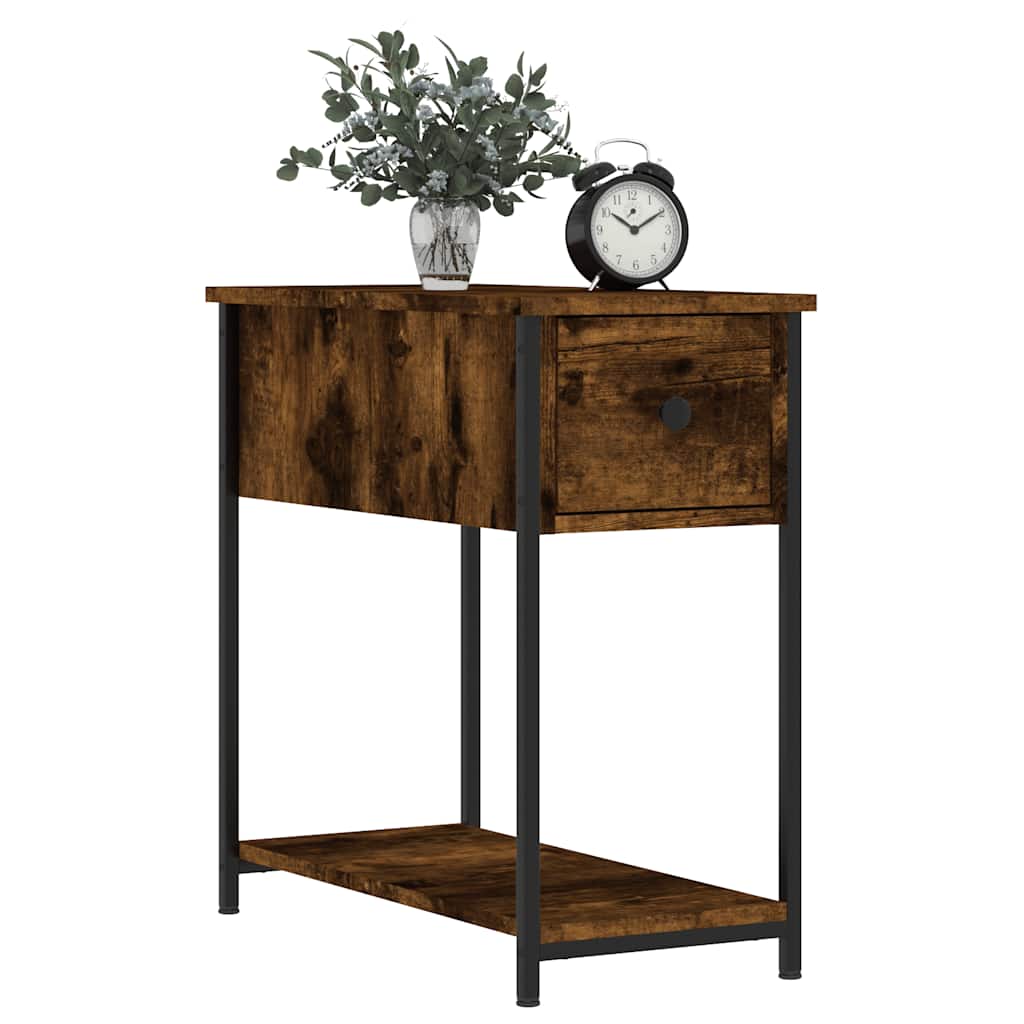 Noćni ormarići 2 kom boja hrasta 30x60x60 cm konstruirano drvo