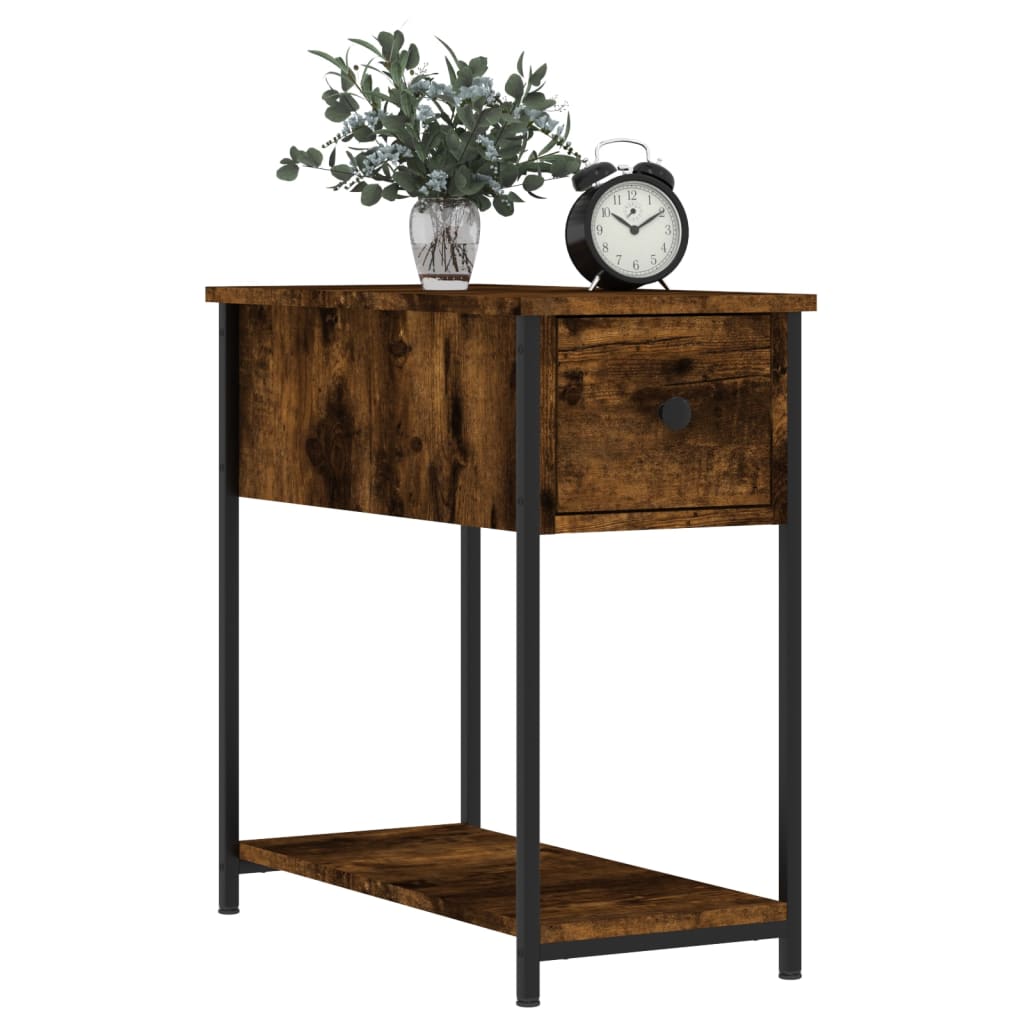 Noćni ormarići 2 kom boja hrasta 30x60x60 cm konstruirano drvo