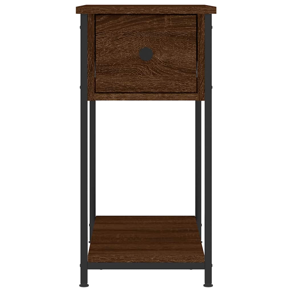 Noćni ormarići 2 kom boja hrasta 30x60x60 cm konstruirano drvo