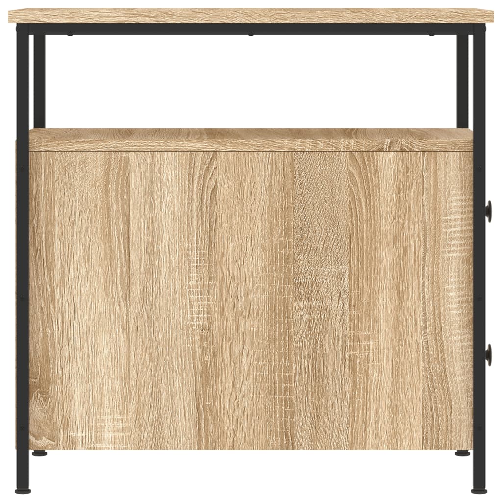 Noćni ormarić boja hrasta 30 x 60 x 60 cm od konstruiranog drva