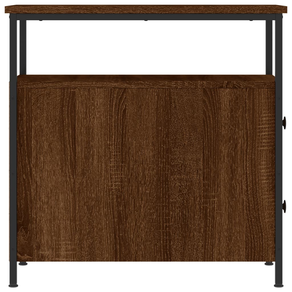 Noćni ormarići 2 kom boja hrasta 30x60x60 cm konstruirano drvo