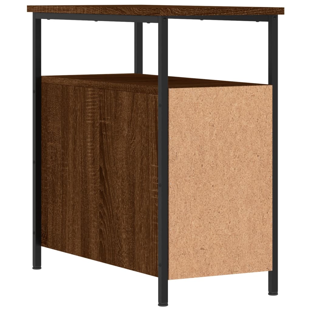Noćni ormarići 2 kom boja hrasta 30x60x60 cm konstruirano drvo