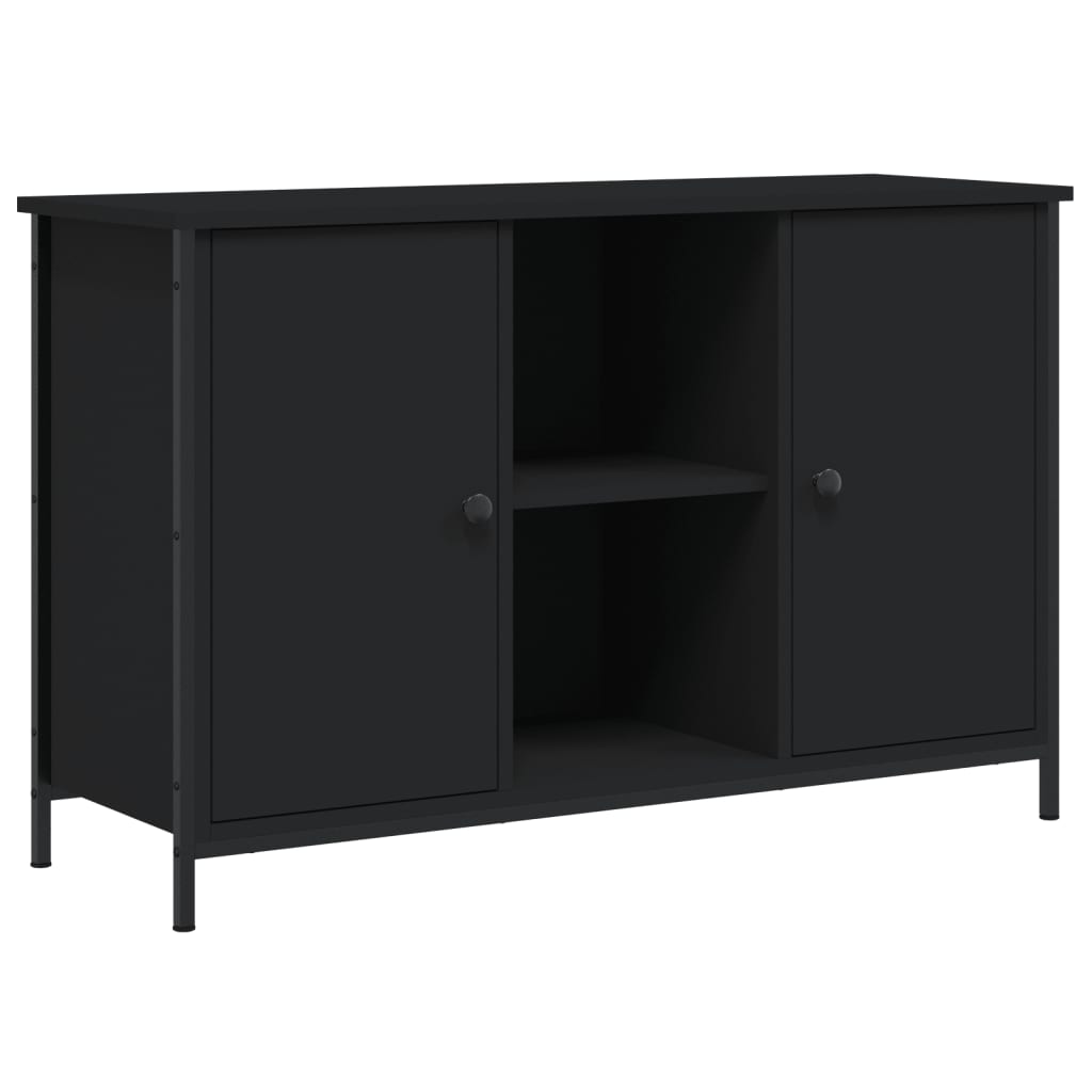 TV ormarić crni 100 x 35 x 65 cm od konstruiranog drva