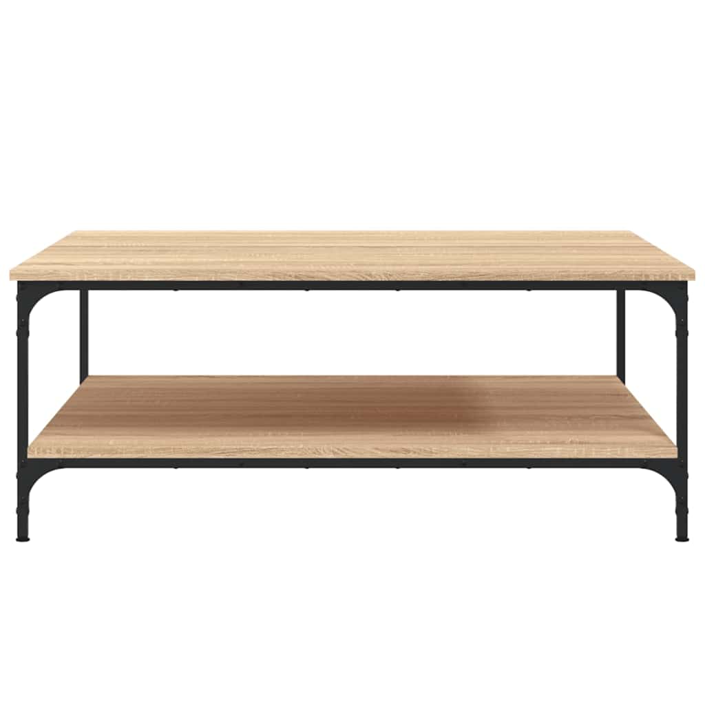 Stolić za kavu boja hrasta 100 x 100 x 40 cm konstruirano drvo