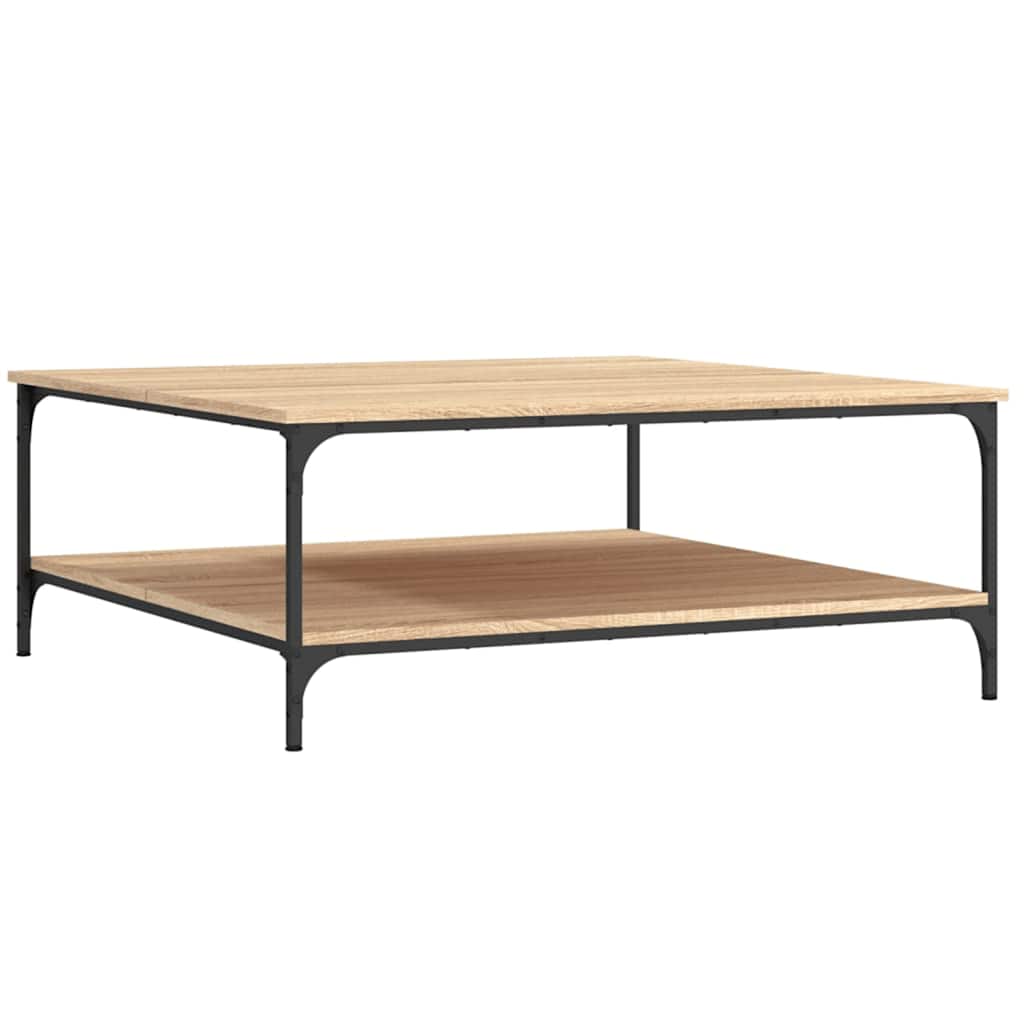 Stolić za kavu boja hrasta 100 x 100 x 40 cm konstruirano drvo