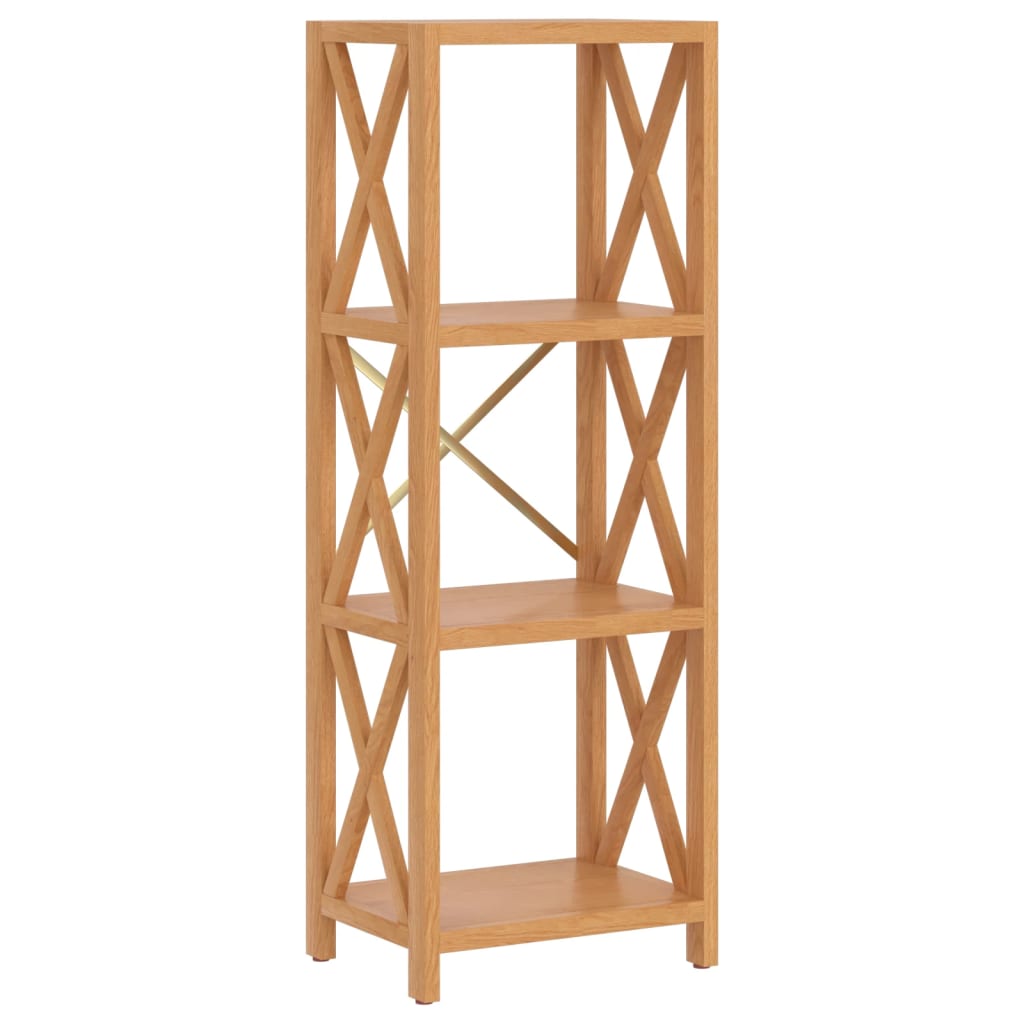 Polica s 4 razine 40 x 30 x 112 cm od masivne hrastovine