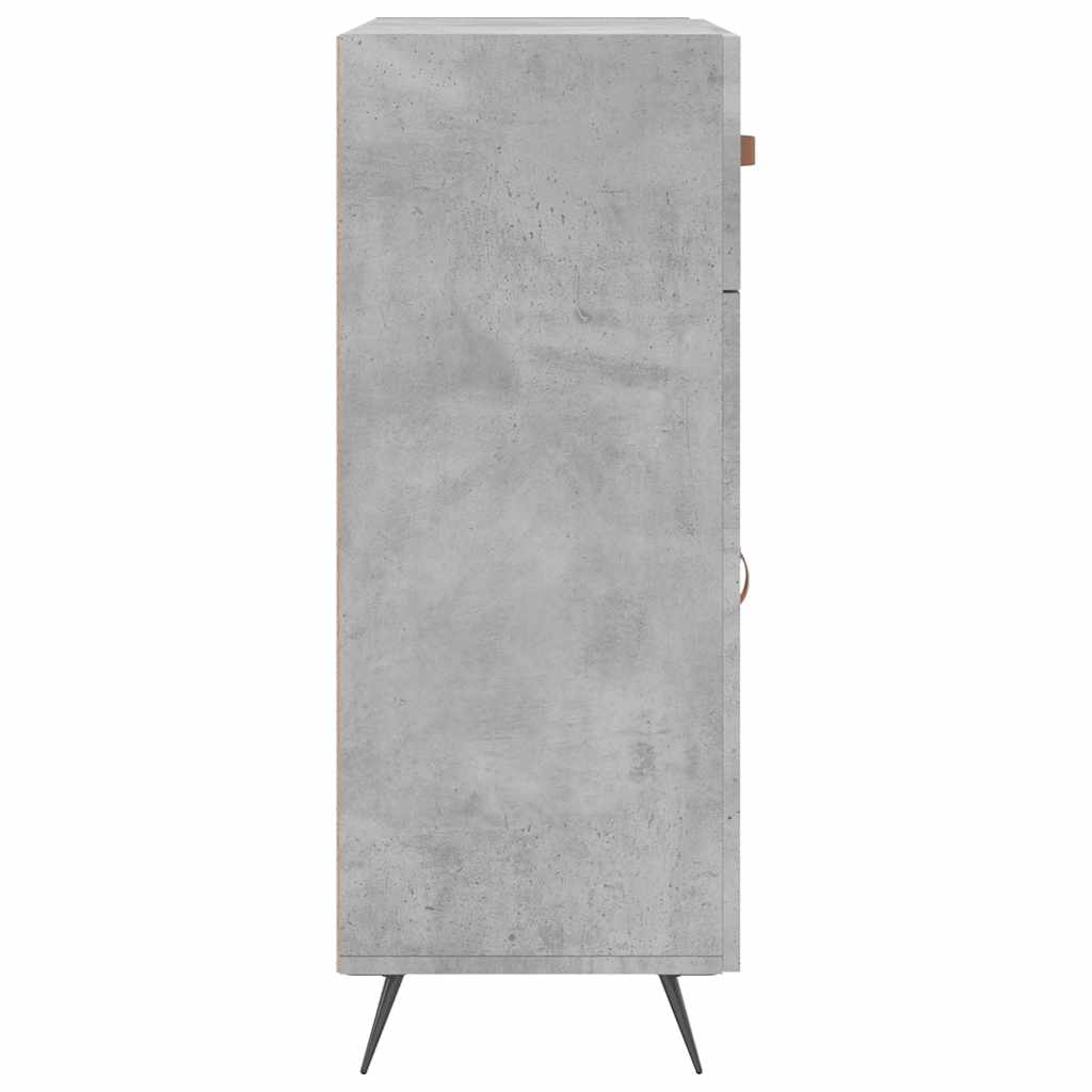 Komoda siva boja betona 69,5x34x90 cm od konstruiranog drva