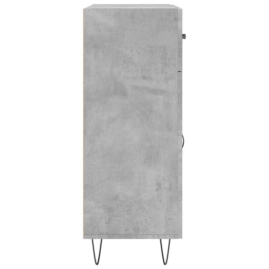 Komoda siva boja betona 69,5x34x90 cm od konstruiranog drva