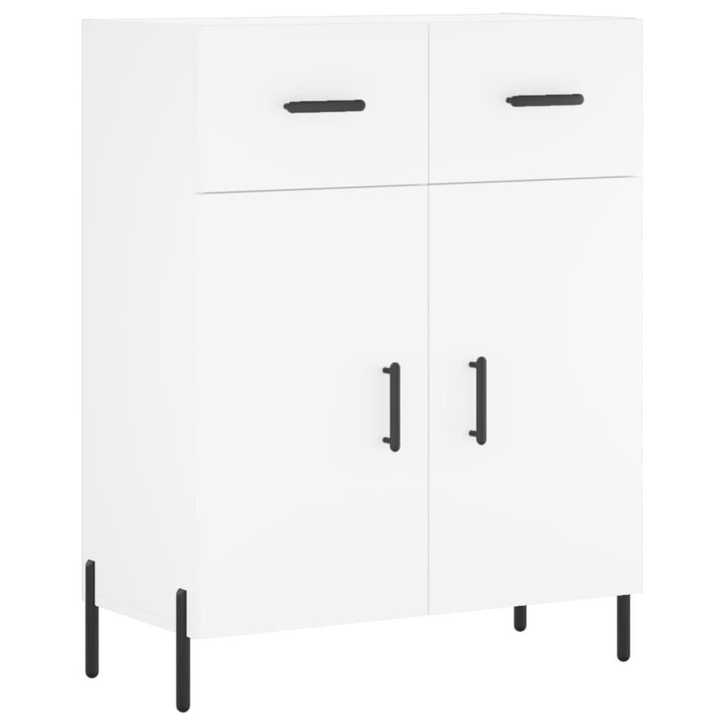 Komoda bijela 69,5x34x90 cm od konstruiranog drva