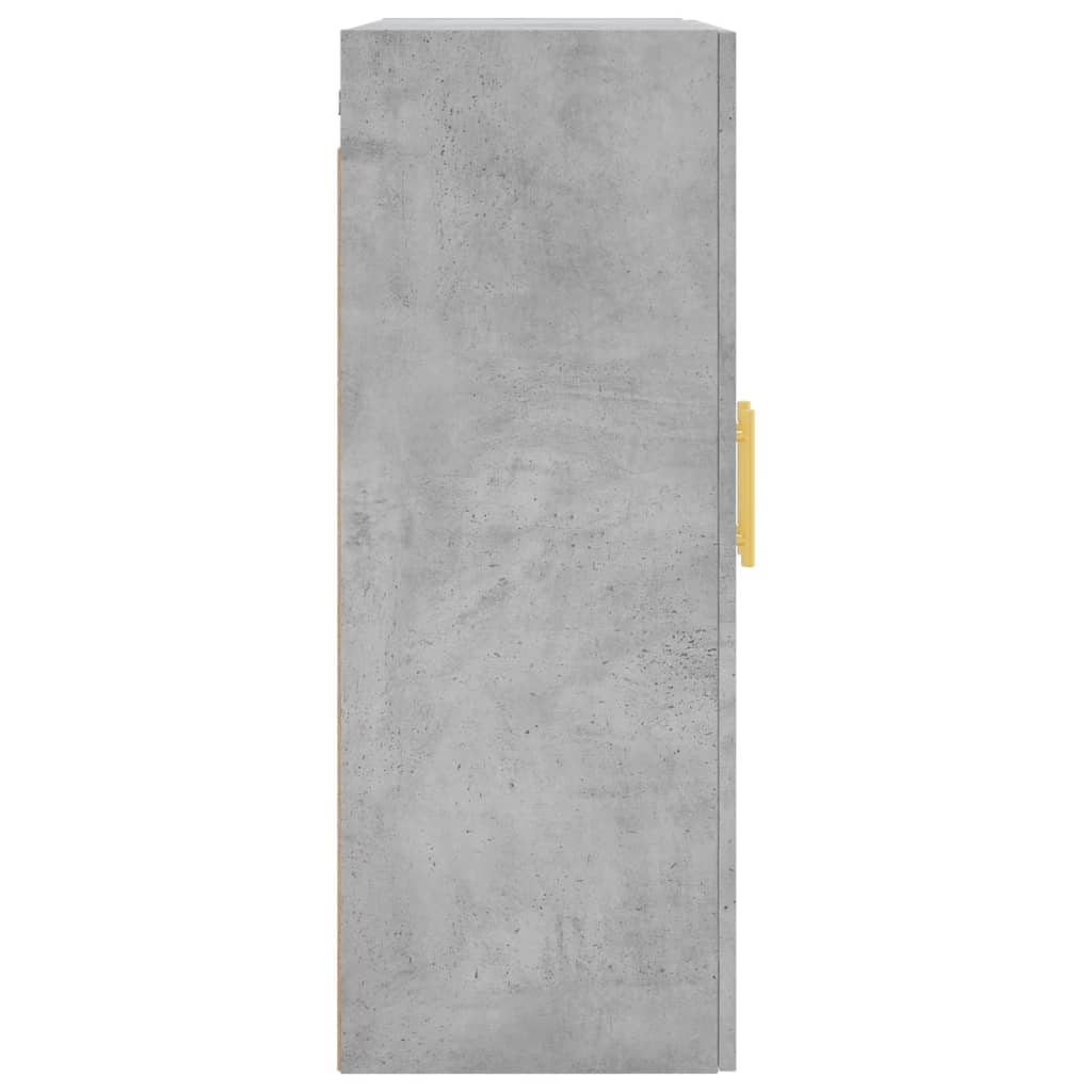 Zidni ormarić siva boja betona 69,5 x 34 x 90 cm