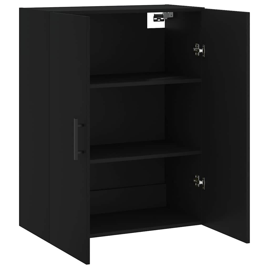Zidni ormarić crni 69,5 x 34 x 90 cm
