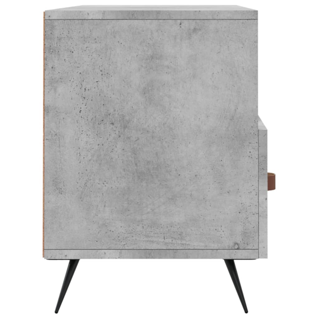 TV ormarić boja betona 102 x 36 x 50 cm od konstruiranog drva Siva