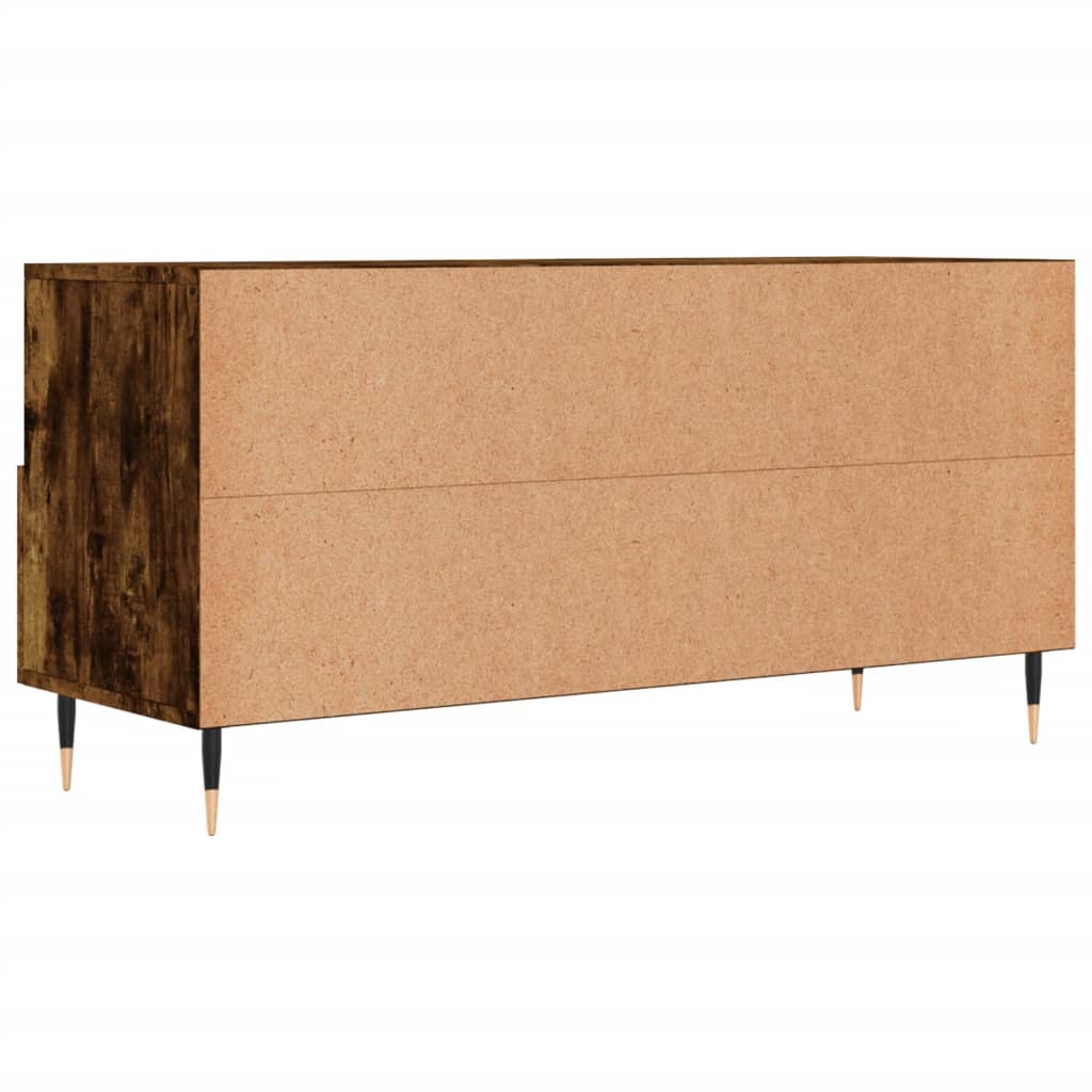 TV ormarić boja dimljenog hrasta 102x36x50 cm konstruirano drvo