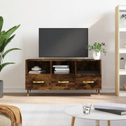 TV ormarić boja dimljenog hrasta 102x36x50 cm konstruirano drvo
