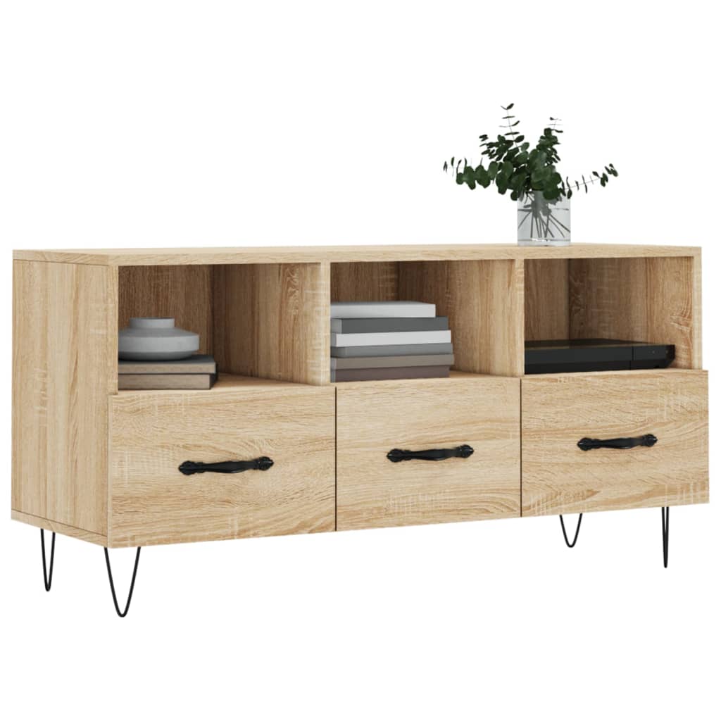 TV ormarić boja hrasta sonome 102x36x50 cm konstruirano drvo